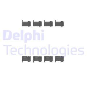DELPHI Комплектующие, колодки дискового тормоза LX0226