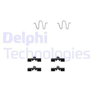 DELPHI Комплектующие, колодки дискового тормоза LX0231