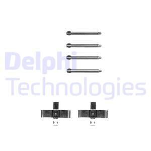 DELPHI Комплектующие, колодки дискового тормоза LX0245