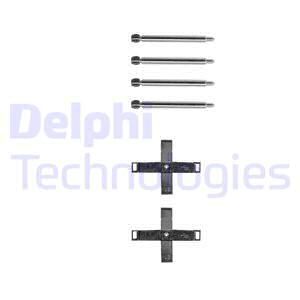 DELPHI Комплектующие, колодки дискового тормоза LX0268