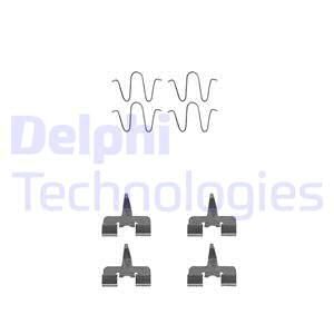 DELPHI Комплектующие, колодки дискового тормоза LX0305