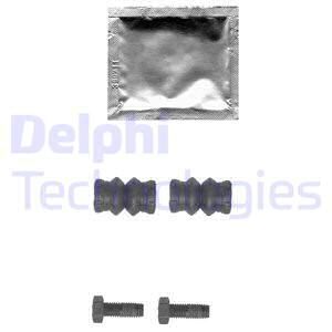 DELPHI Комплектующие, колодки дискового тормоза LX0327
