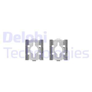 DELPHI Комплектующие, колодки дискового тормоза LX0328