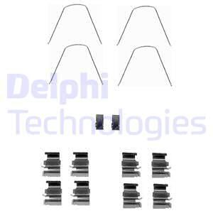 DELPHI Комплектующие, колодки дискового тормоза LX0423