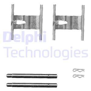 DELPHI Комплектующие, колодки дискового тормоза LX0450