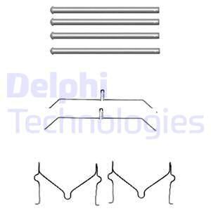 DELPHI Комплектующие, колодки дискового тормоза LX0470