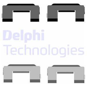 DELPHI Piederumu komplekts, Disku bremžu uzlikas LX0517