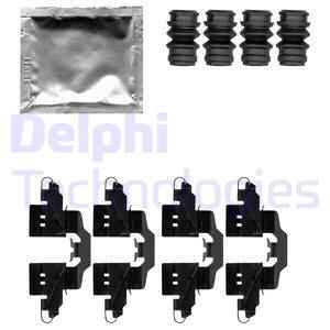 DELPHI Комплектующие, колодки дискового тормоза LX0550