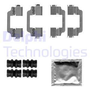 DELPHI Piederumu komplekts, Disku bremžu uzlikas LX0580