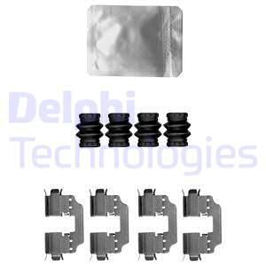 DELPHI Комплектующие, колодки дискового тормоза LX0633