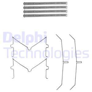 DELPHI Piederumu komplekts, Disku bremžu uzlikas LX0637