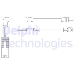 DELPHI Сигнализатор, износ тормозных колодок LZ0157