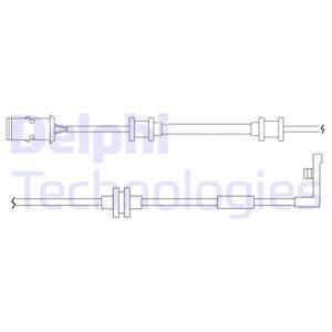 DELPHI Indikators, Bremžu uzliku nodilums LZ0167