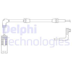 DELPHI Сигнализатор, износ тормозных колодок LZ0171