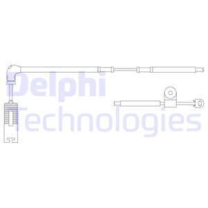 DELPHI Сигнализатор, износ тормозных колодок LZ0184