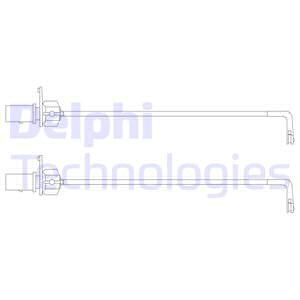 DELPHI Сигнализатор, износ тормозных колодок LZ0250