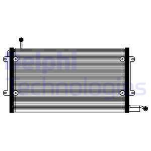 DELPHI Конденсатор, кондиционер TSP0225072