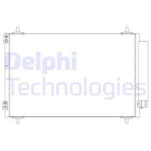 DELPHI Конденсатор, кондиционер TSP0225677