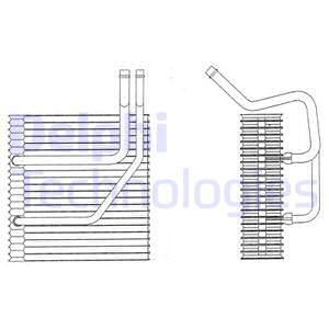 DELPHI Iztvaikotājs, Gaisa kondicionēšanas sistēma TSP0525161