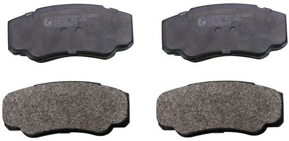 DENCKERMANN Комплект тормозных колодок, дисковый тормоз B110093