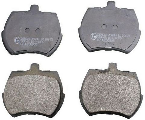 DENCKERMANN Комплект тормозных колодок, дисковый тормоз B110675