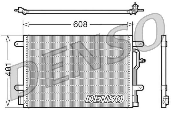 DENSO Kondensators, Gaisa kond. sistēma DCN02011