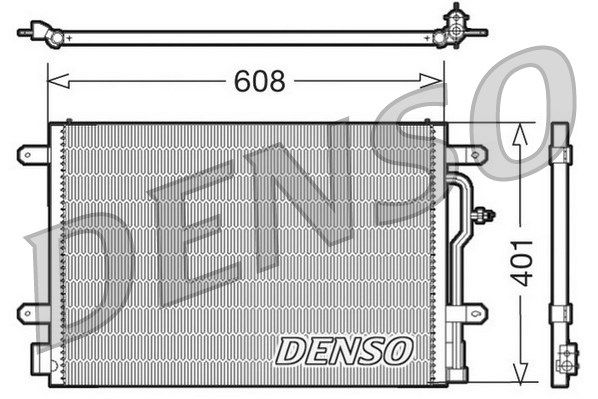 DENSO Kondensators, Gaisa kond. sistēma DCN02012