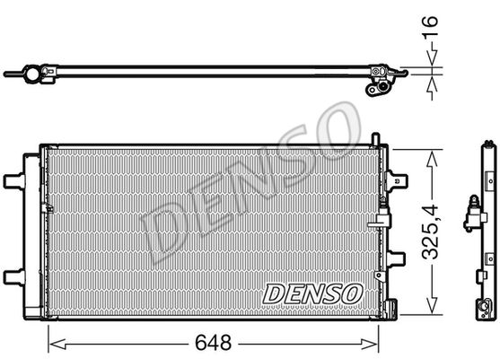 DENSO Kondensators, Gaisa kond. sistēma DCN02040