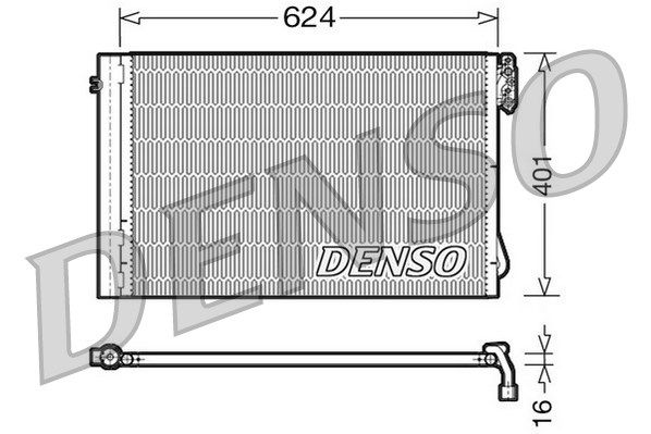DENSO Kondensators, Gaisa kond. sistēma DCN05011