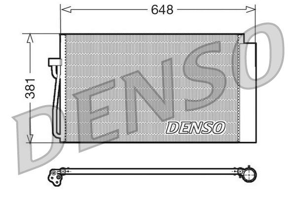 DENSO Kondensators, Gaisa kond. sistēma DCN05017