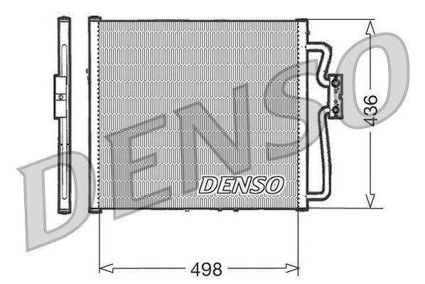 DENSO Конденсатор, кондиционер DCN05019