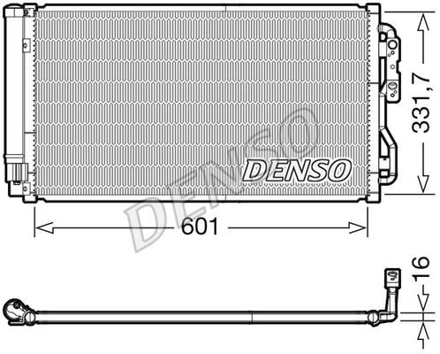 DENSO Kondensators, Gaisa kond. sistēma DCN05033