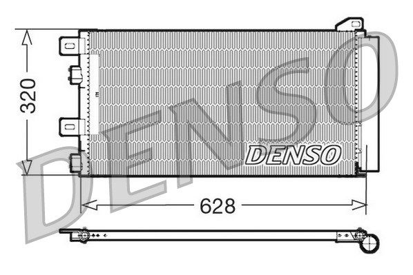 DENSO Kondensators, Gaisa kond. sistēma DCN05101