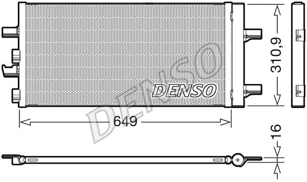 DENSO Kondensators, Gaisa kond. sistēma DCN05104