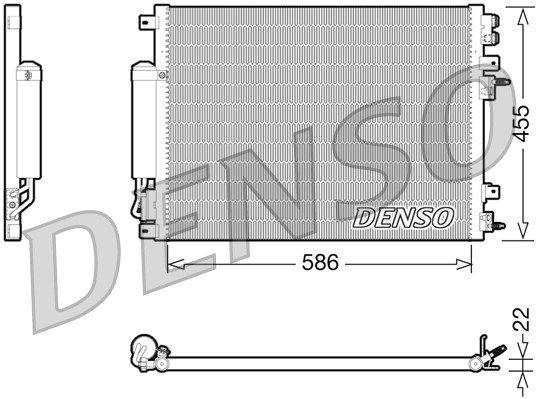 DENSO Kondensators, Gaisa kond. sistēma DCN06001