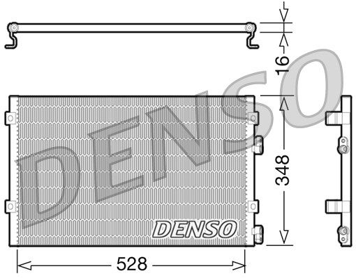 DENSO Kondensators, Gaisa kond. sistēma DCN06004