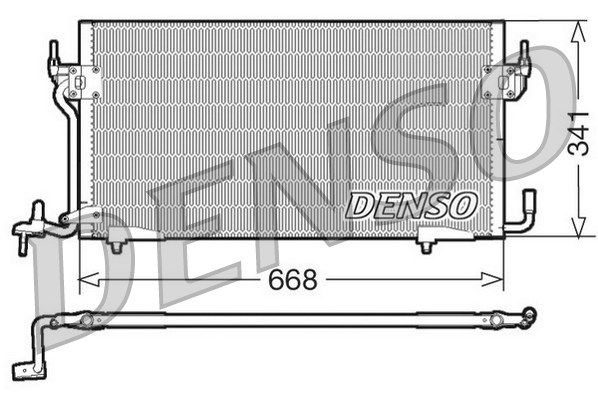 DENSO Kondensators, Gaisa kond. sistēma DCN07060