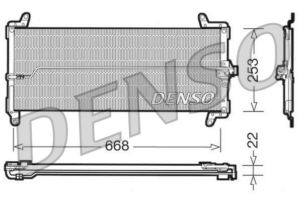 DENSO Kondensators, Gaisa kond. sistēma DCN09001