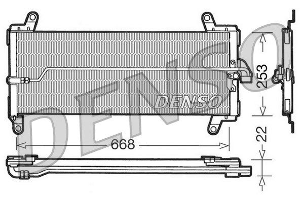 DENSO Kondensators, Gaisa kond. sistēma DCN09002