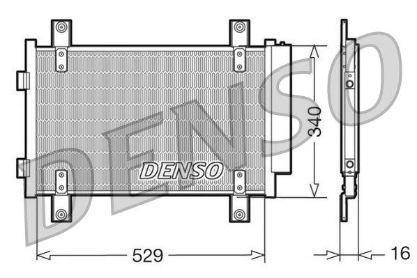 DENSO Kondensators, Gaisa kond. sistēma DCN09049