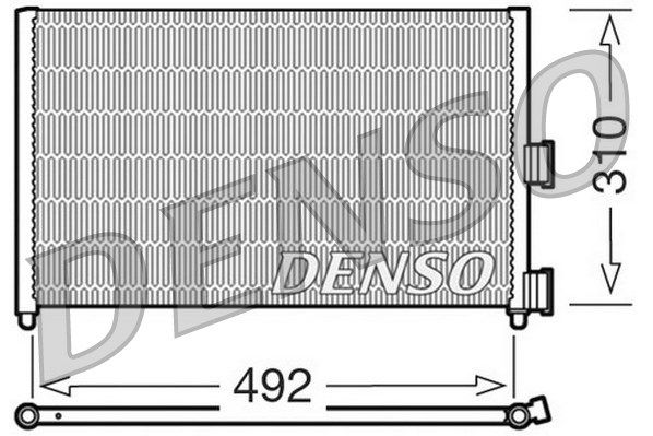 DENSO Kondensators, Gaisa kond. sistēma DCN09071