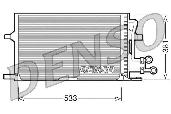 DENSO Kondensators, Gaisa kond. sistēma DCN10003