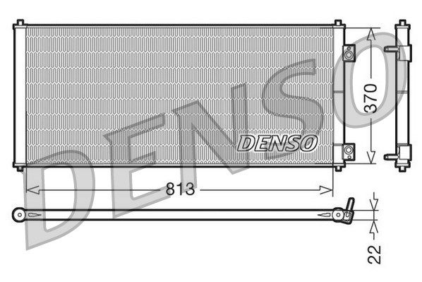 DENSO Kondensators, Gaisa kond. sistēma DCN10018