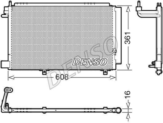 DENSO Kondensators, Gaisa kond. sistēma DCN10041