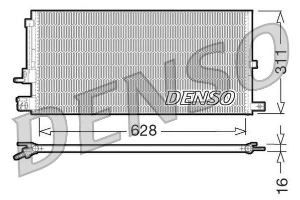 DENSO Kondensators, Gaisa kond. sistēma DCN11007