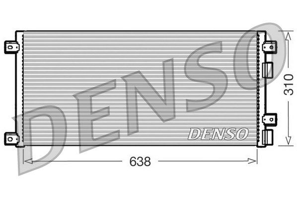 DENSO Kondensators, Gaisa kond. sistēma DCN12002