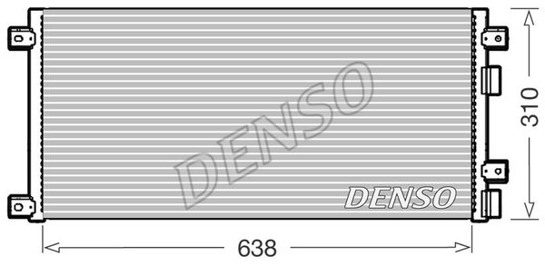 DENSO Kondensators, Gaisa kond. sistēma DCN12006