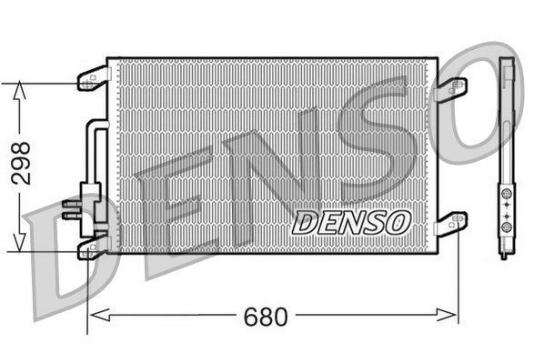 DENSO Kondensators, Gaisa kond. sistēma DCN13016