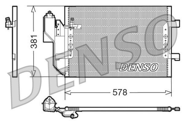 DENSO Kondensators, Gaisa kond. sistēma DCN17002