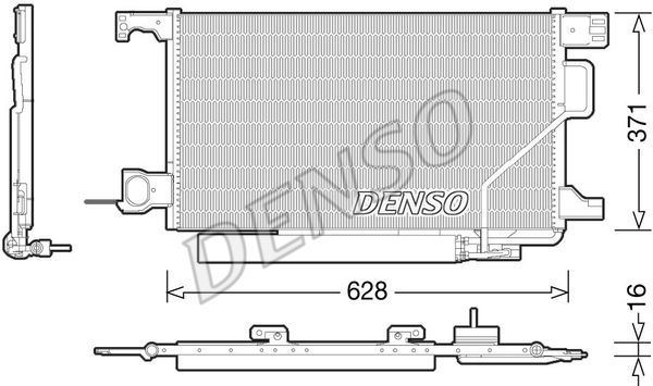 DENSO Kondensators, Gaisa kond. sistēma DCN17026